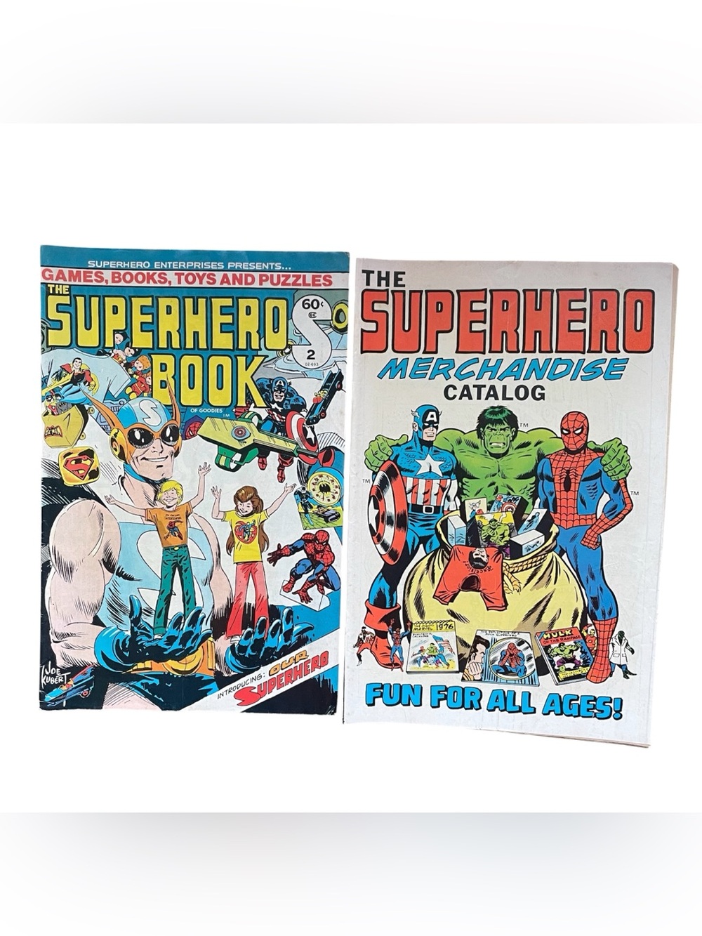 2 Superhero Merchandise Comics